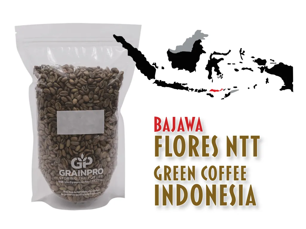 NGOWAMAWO, Green Coffee Indonesia FLORES BAJAWA, DA'GABO, Grade 1 Arabica, Semi Washed (DN)