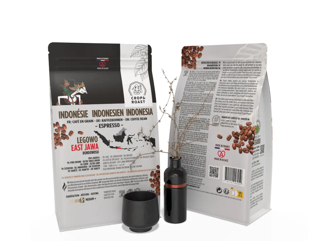 [COBE-SEFW-EJB-250] LEGOWO, Specialty Espresso Coffee - Whole Bean, "CROP & ROAST", East Jawa Bandung Indonesia, Washed (1x Pouch 250g)